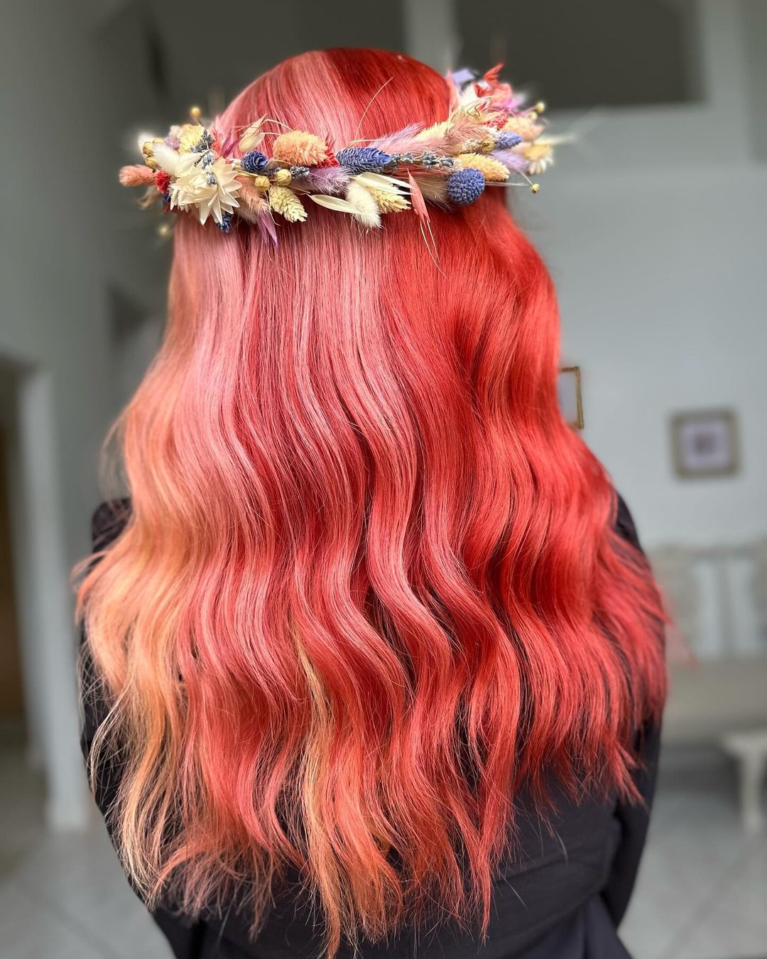 autumn rainbow hair color