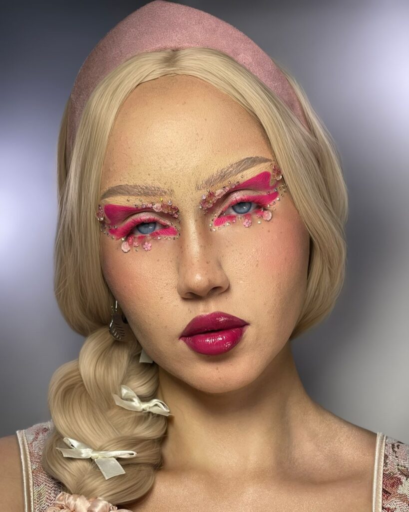 Eccellenza del trucco rosa Barbie