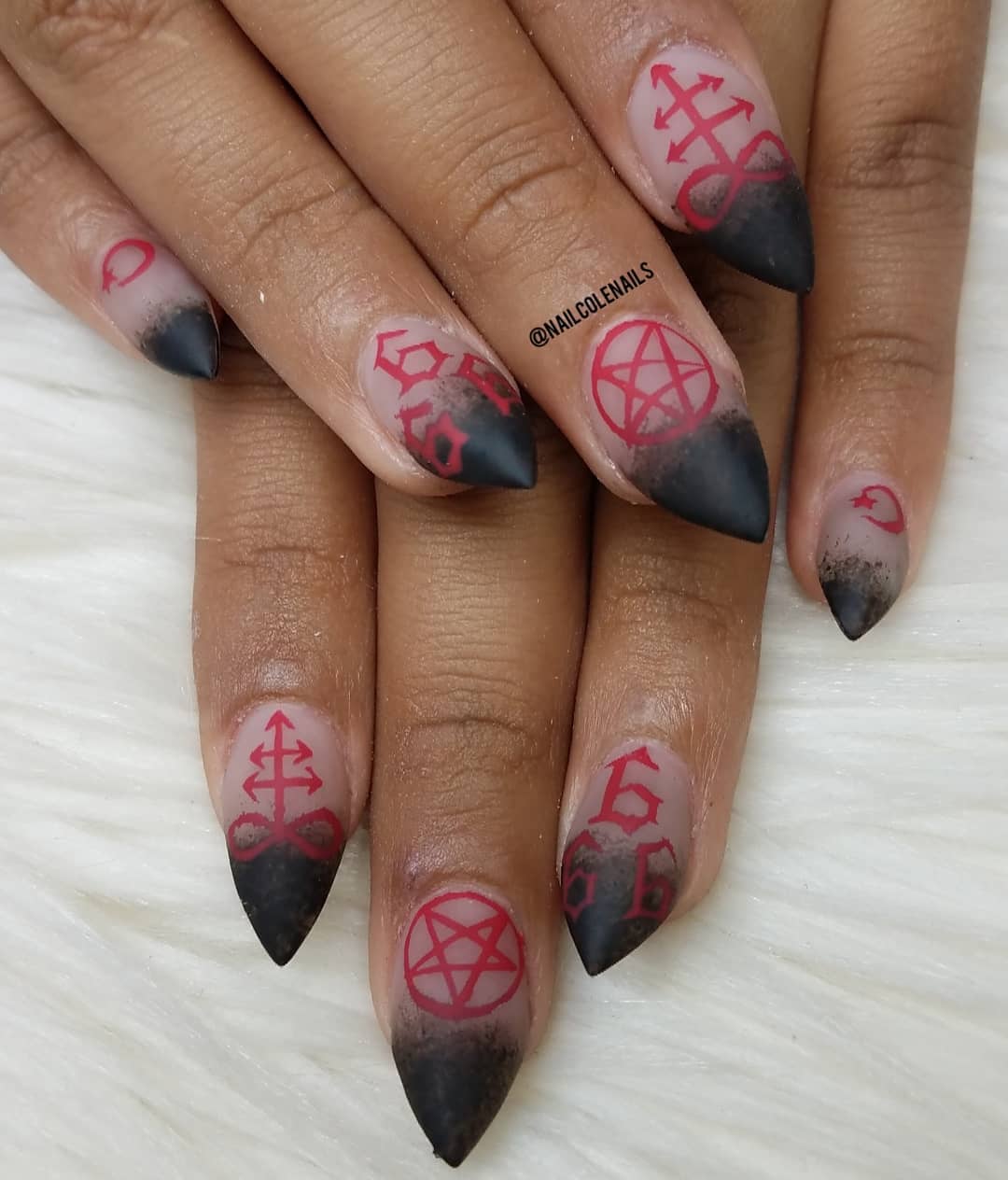 beelzebub witchy nails