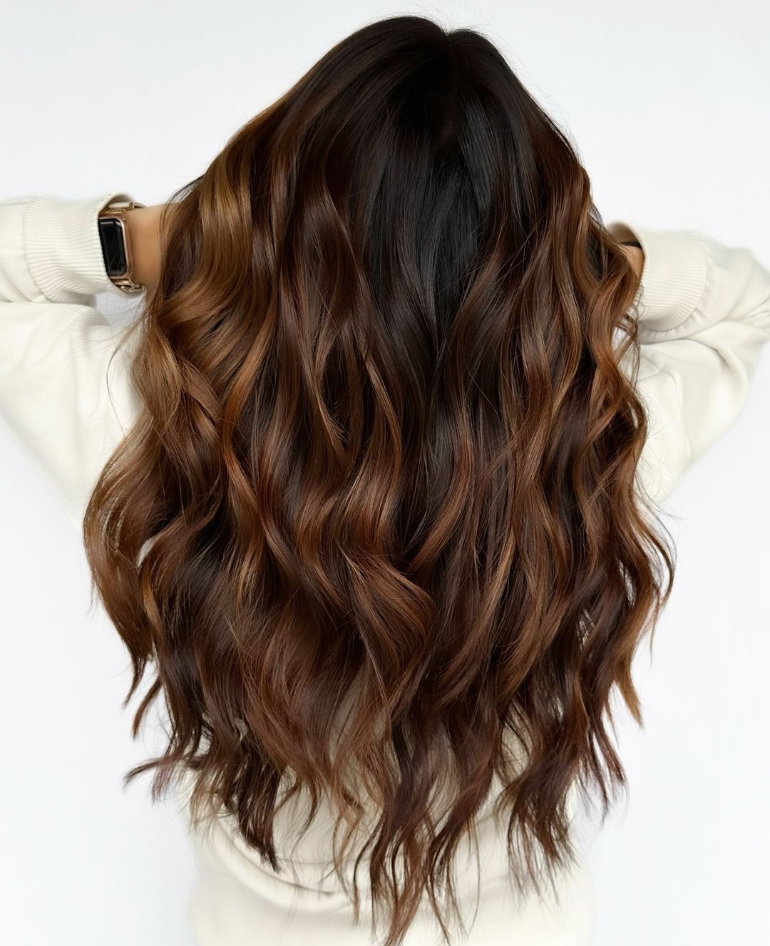 caramel brunette autumn hair color