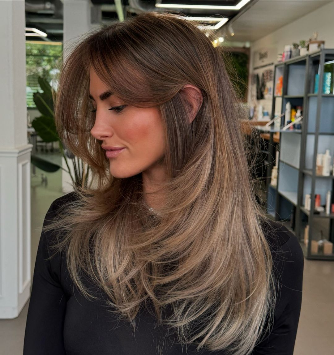 cabelo balayage choco&vanilla