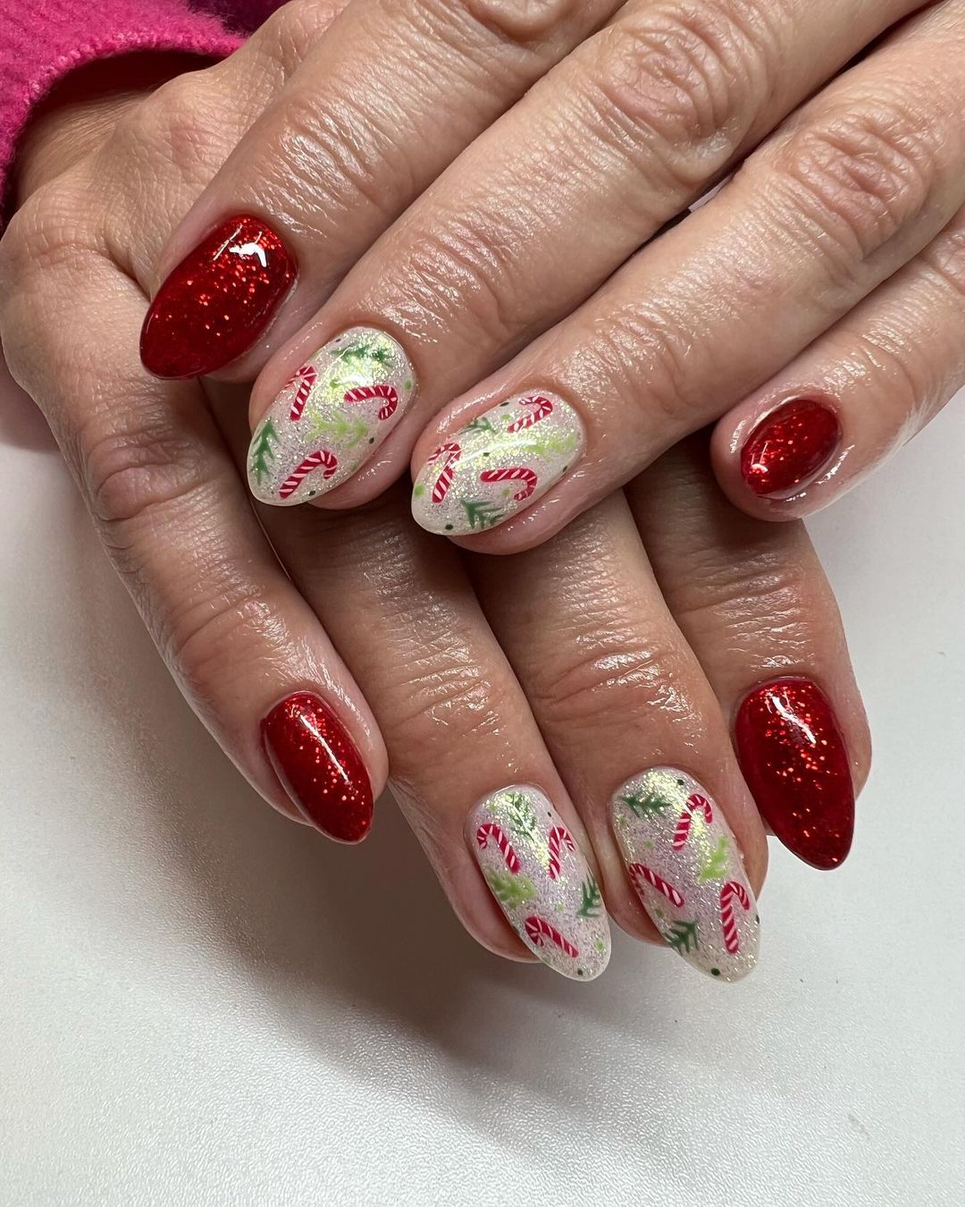 christmas delight candy nails