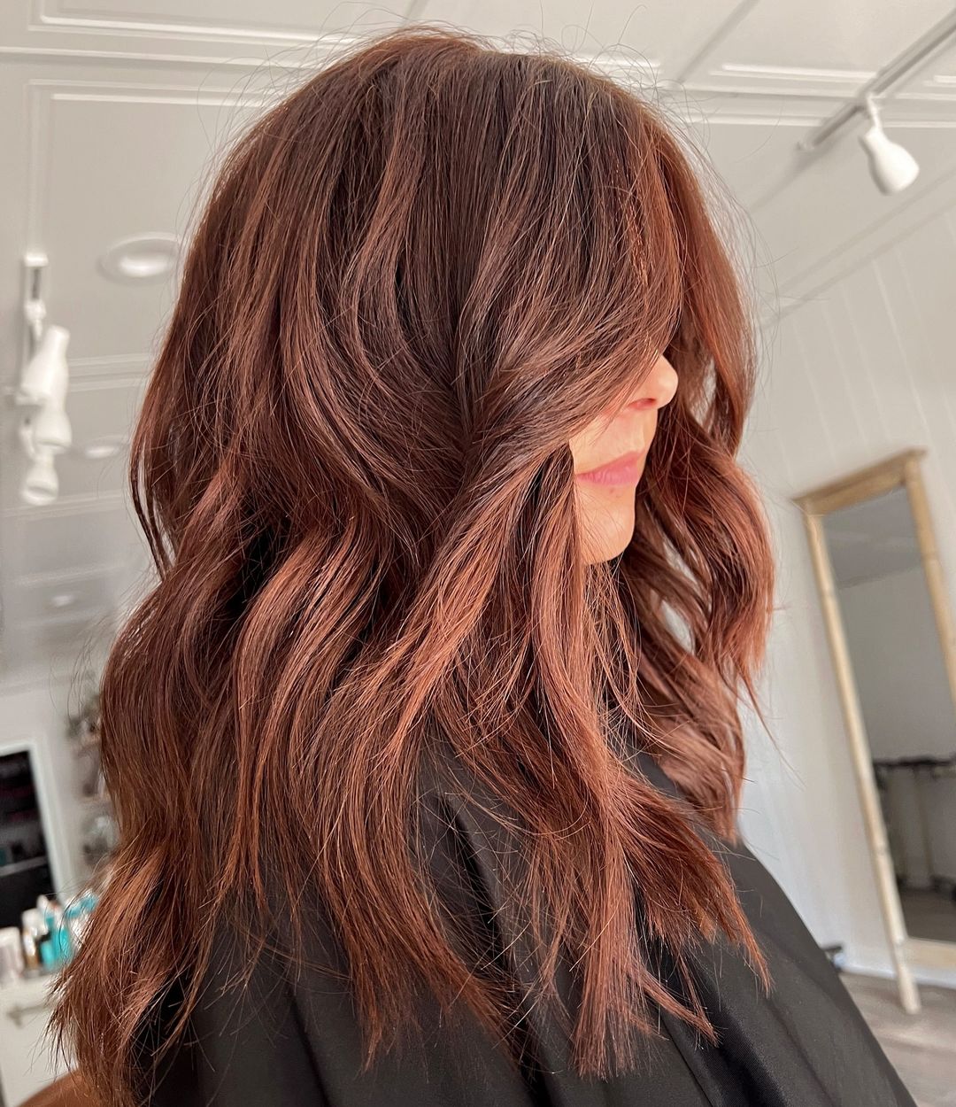 dark auburn autumn hair color