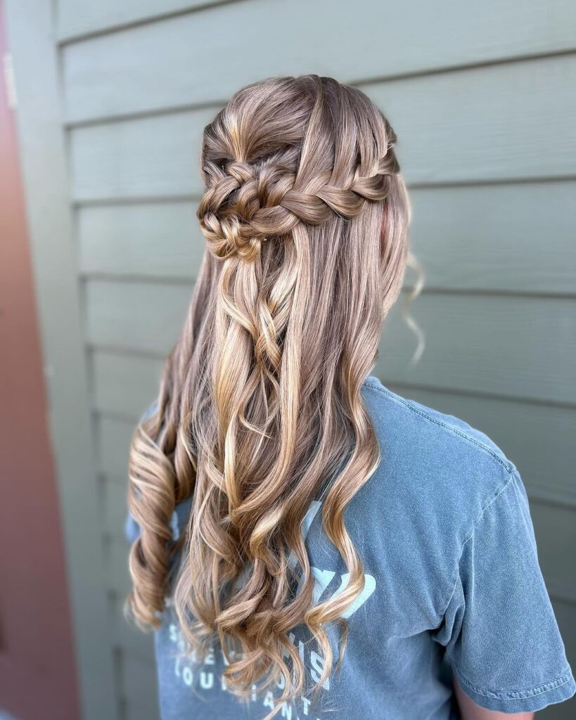 Cheveux de conte de fées Hoco