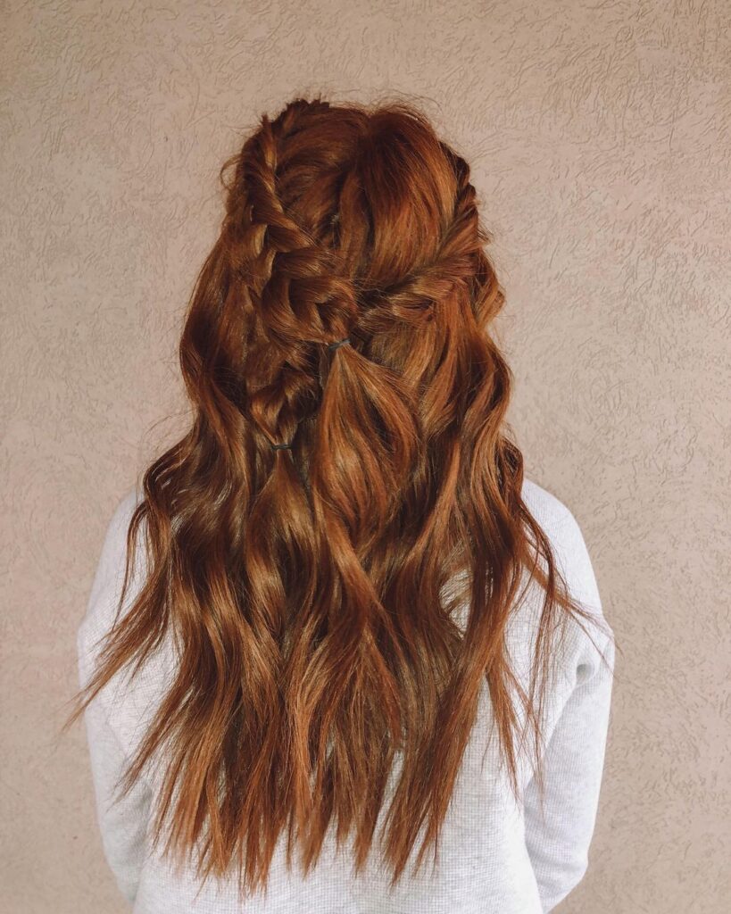 Trança FishTail Cabelo Hoco