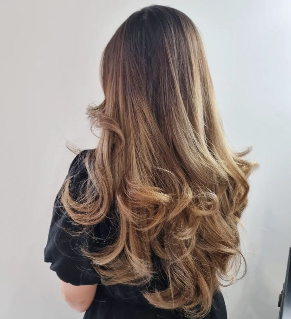 cabelo em camadas