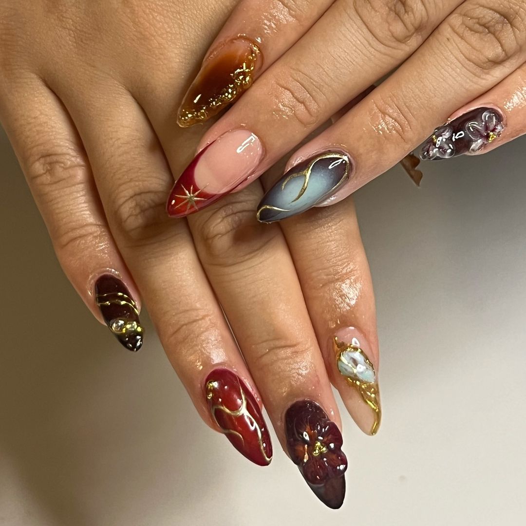 freestyle otoño aura nails