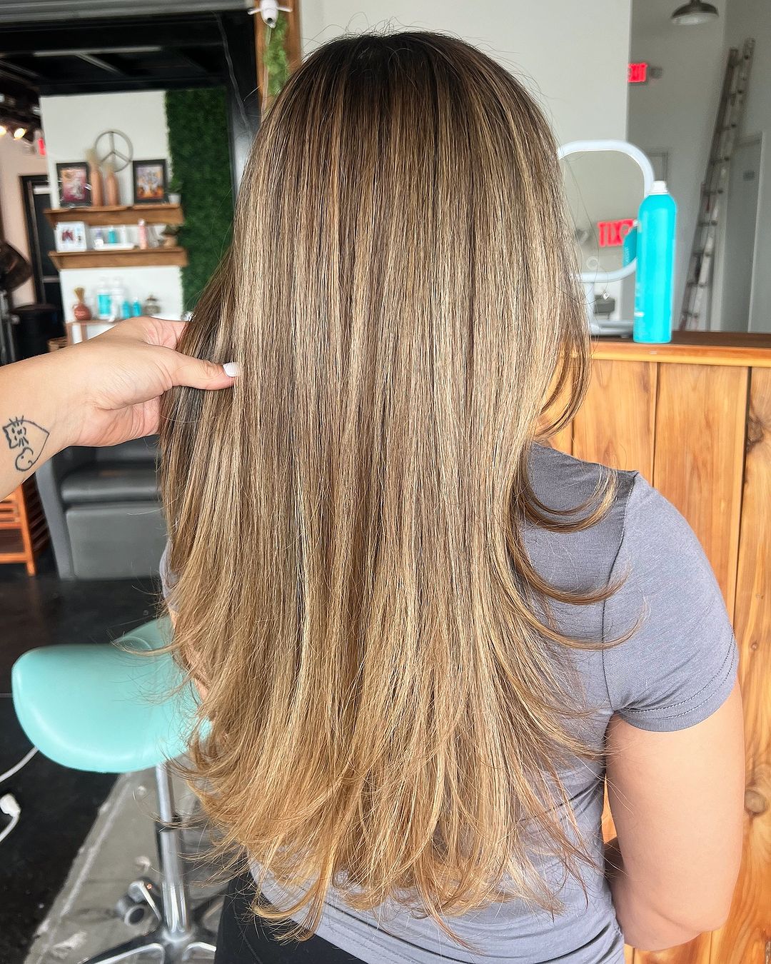 highlighted up fall hair color for blondes