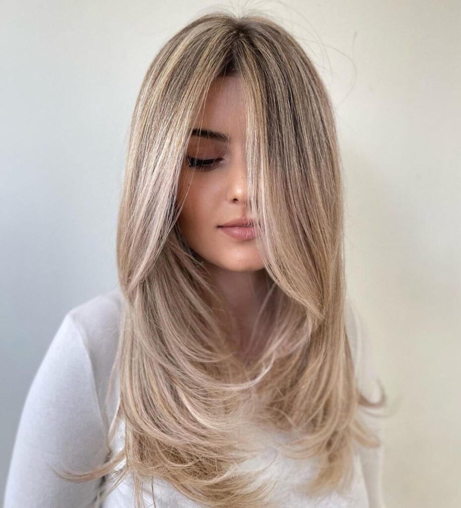 corte de pelo a capas para cabello fino