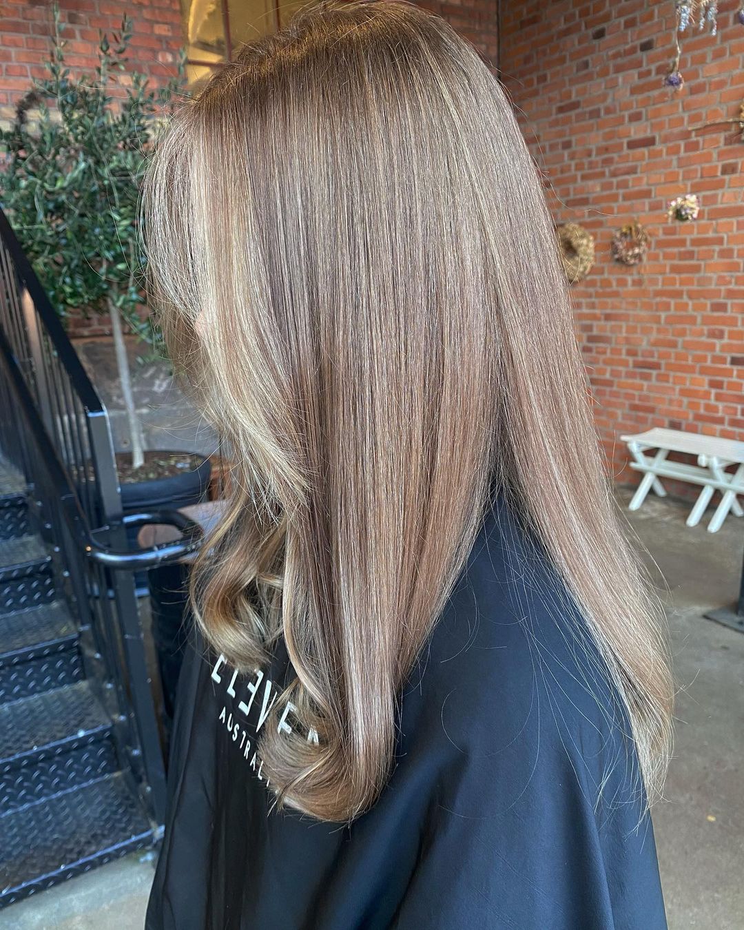 balayage brun clair