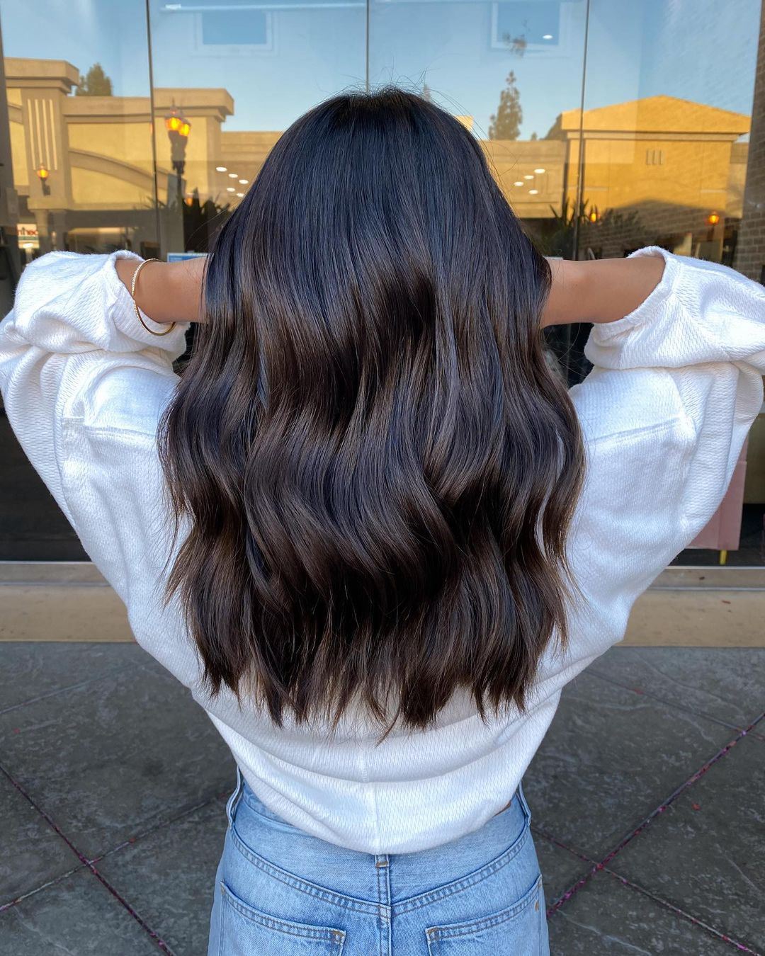 low contrast balayage hair