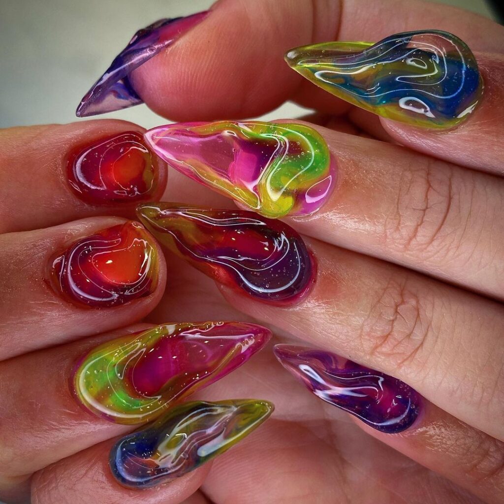 Melting Jelly Rainbow