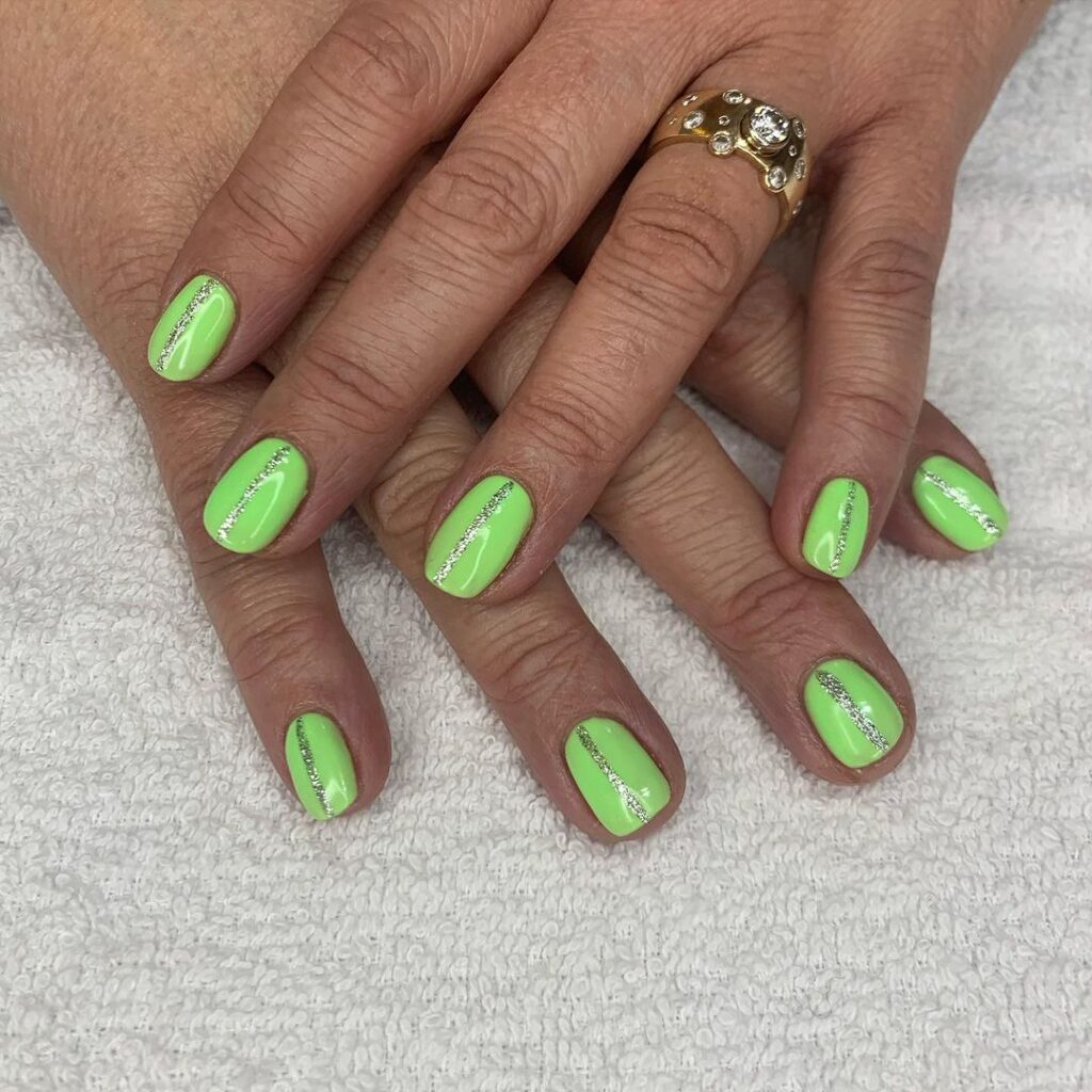 Gel verde delicato