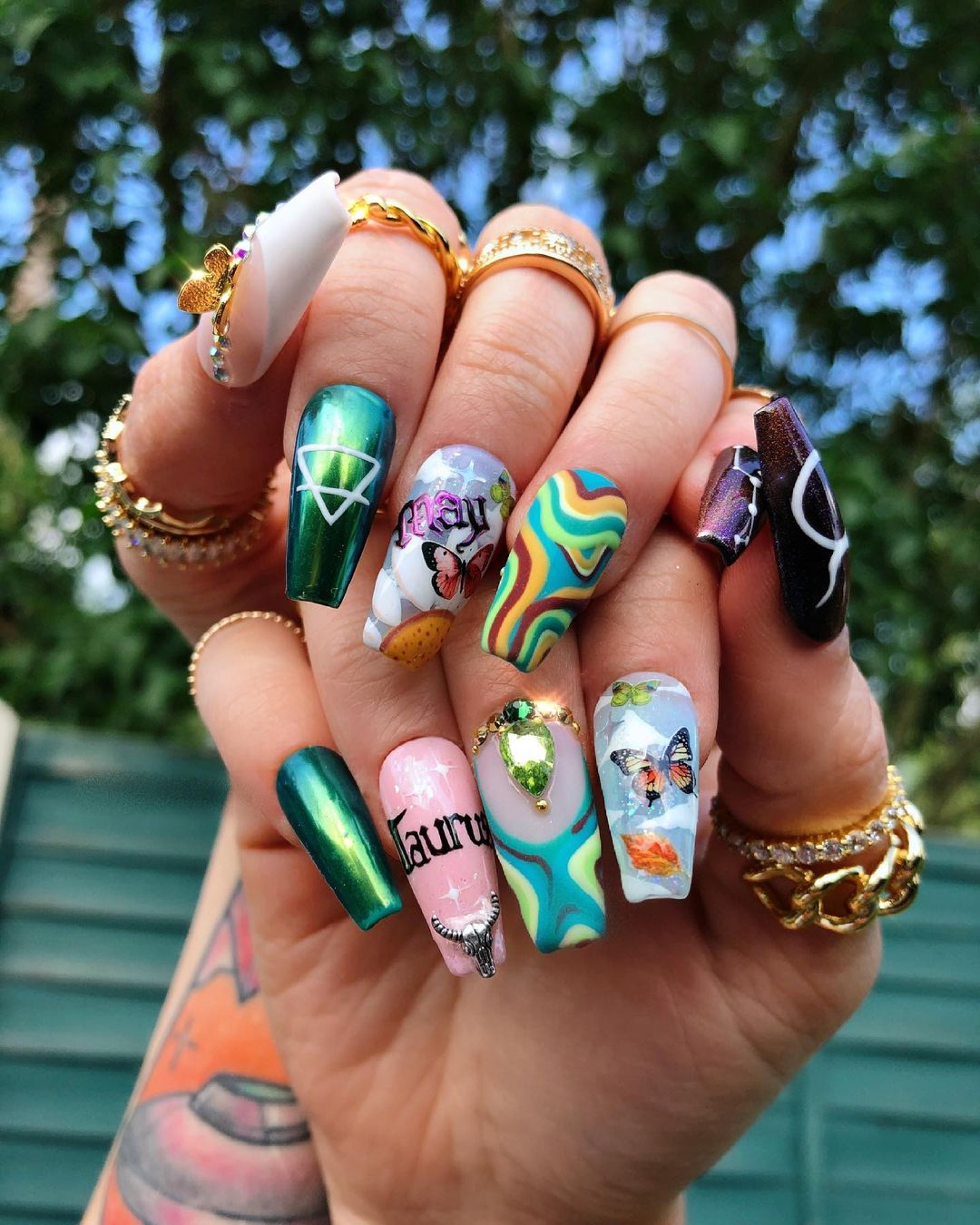 myriad of everything taurus nails