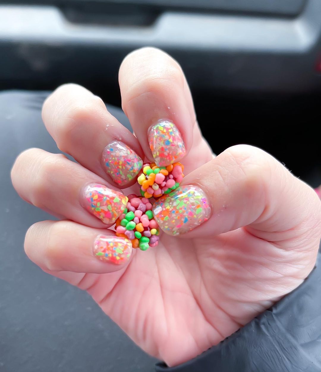 unhas nerds doces