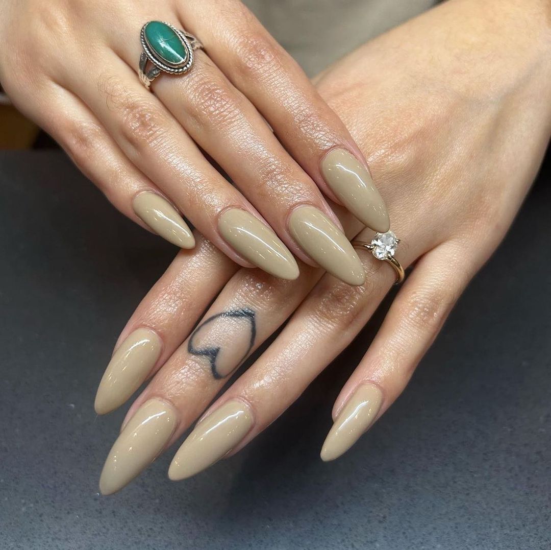 nude is the answer minimalist nails