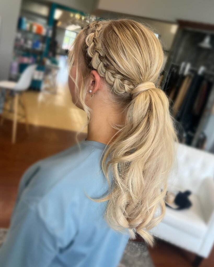 Prom Blonde Silky Hair