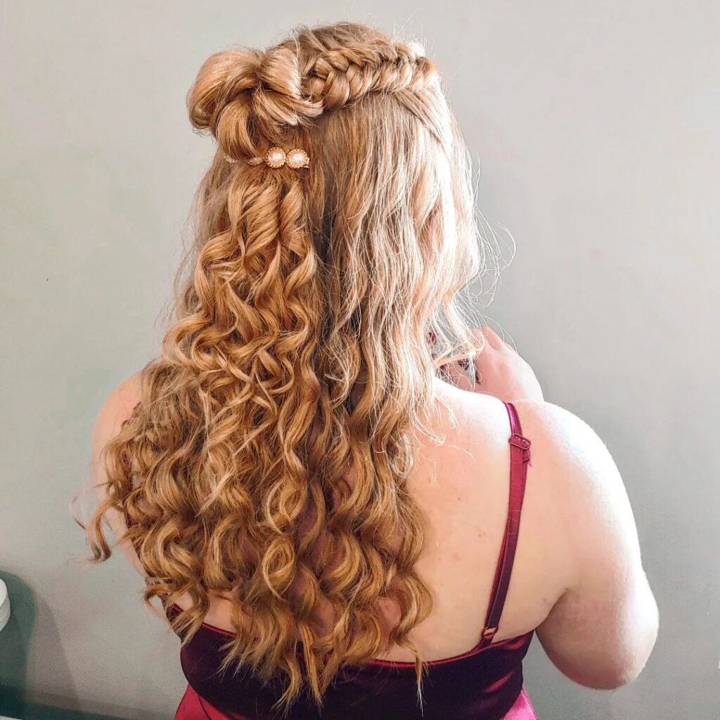 Prom Hoco Chic Cheveux Longs