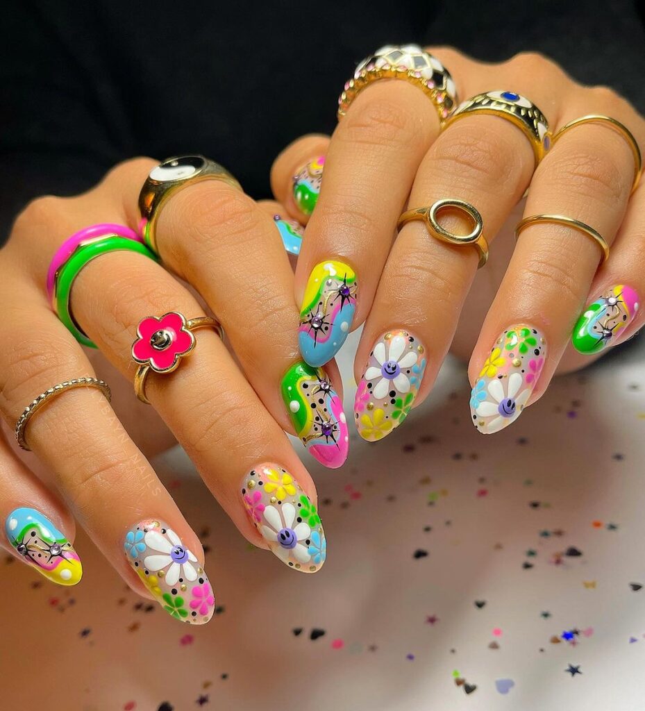 Rainbow Wonderland On Nails