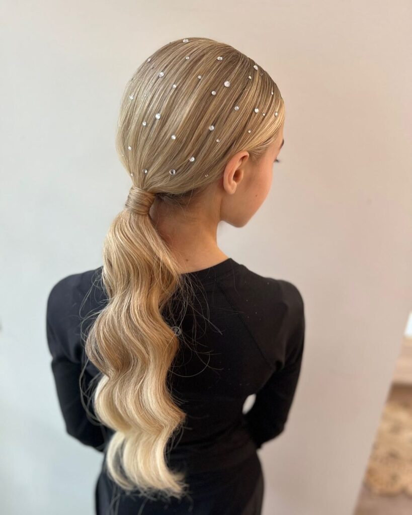 Shimmering Ponytail