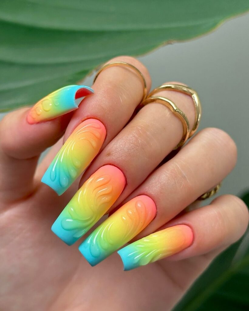 Splash Of Rainbow Colors