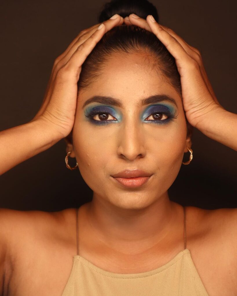 Sultry Blue Smokey Eye