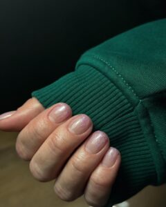 These Nude Glitter Nails Will Sparkle Up Your Life