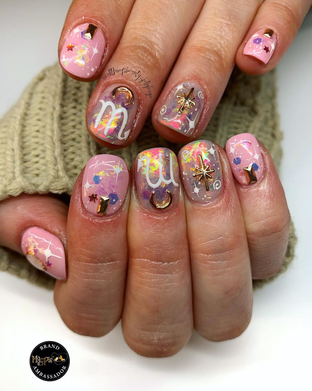 sweet mix scorpio nails