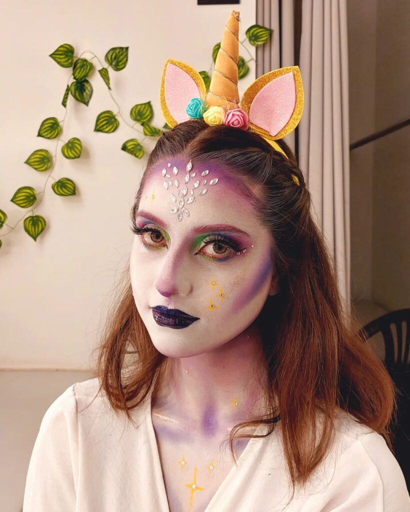 Trucco da fiaba unicorno