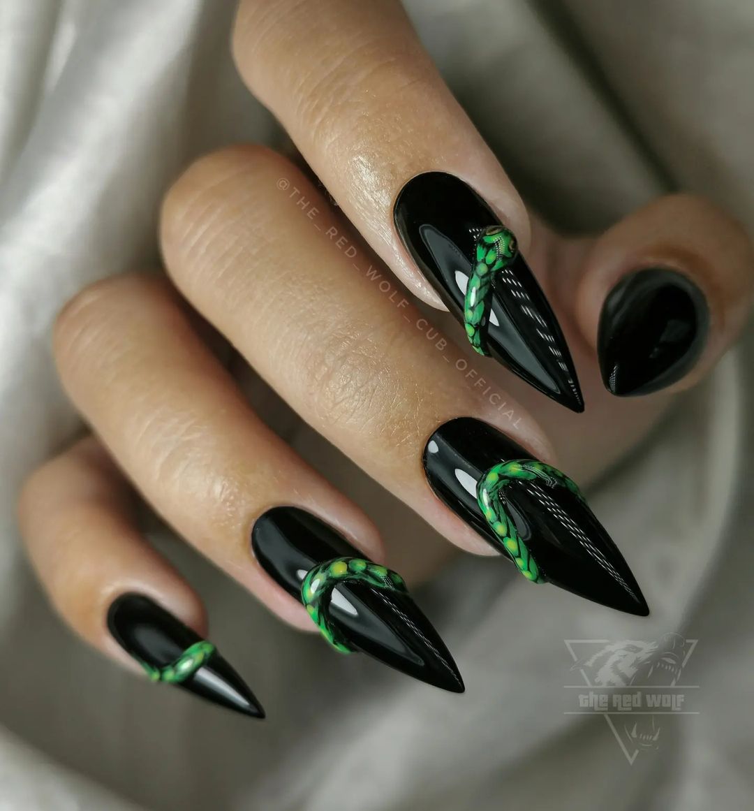 venom soup witchy nails