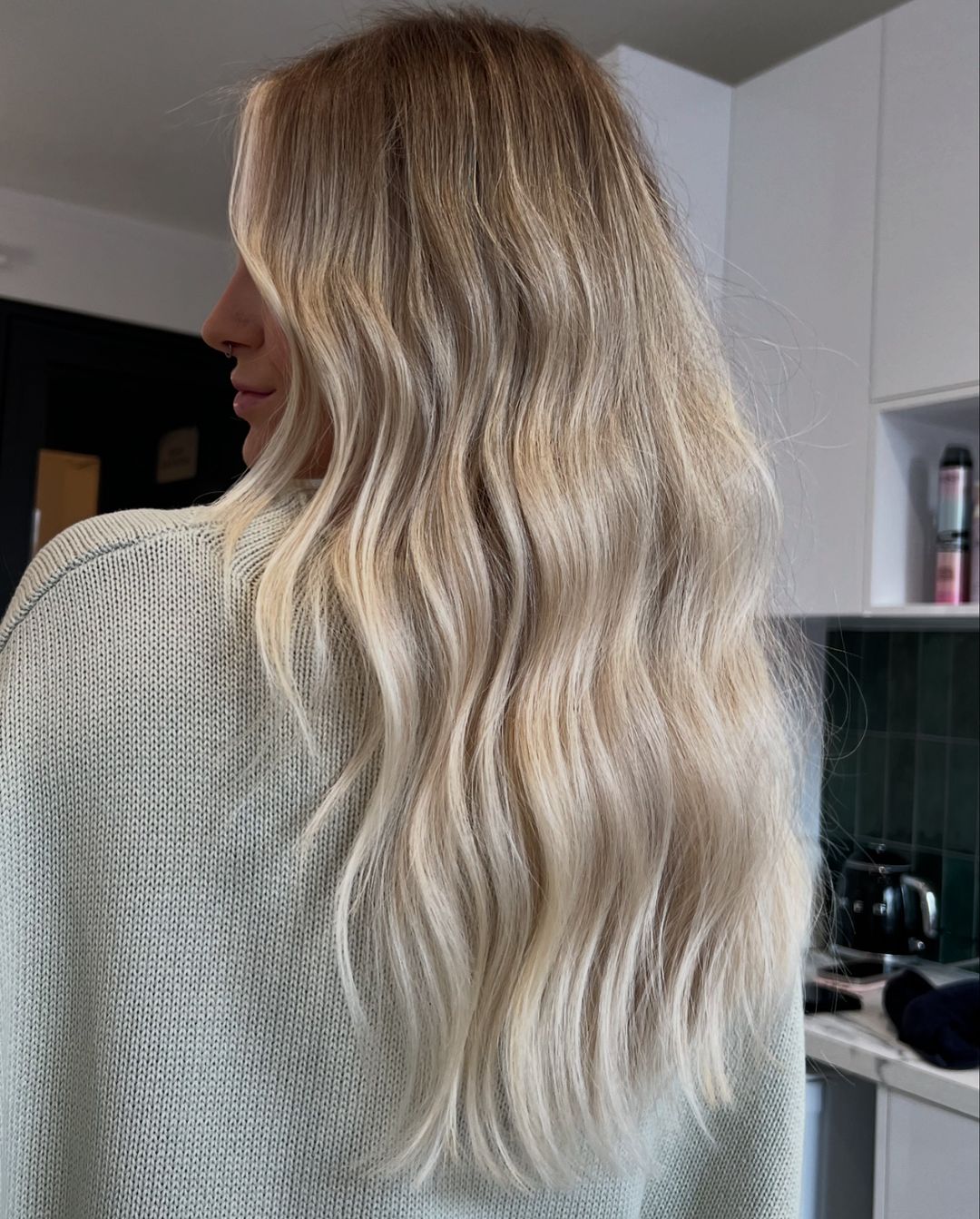 warm icy hug fall blonde hair color