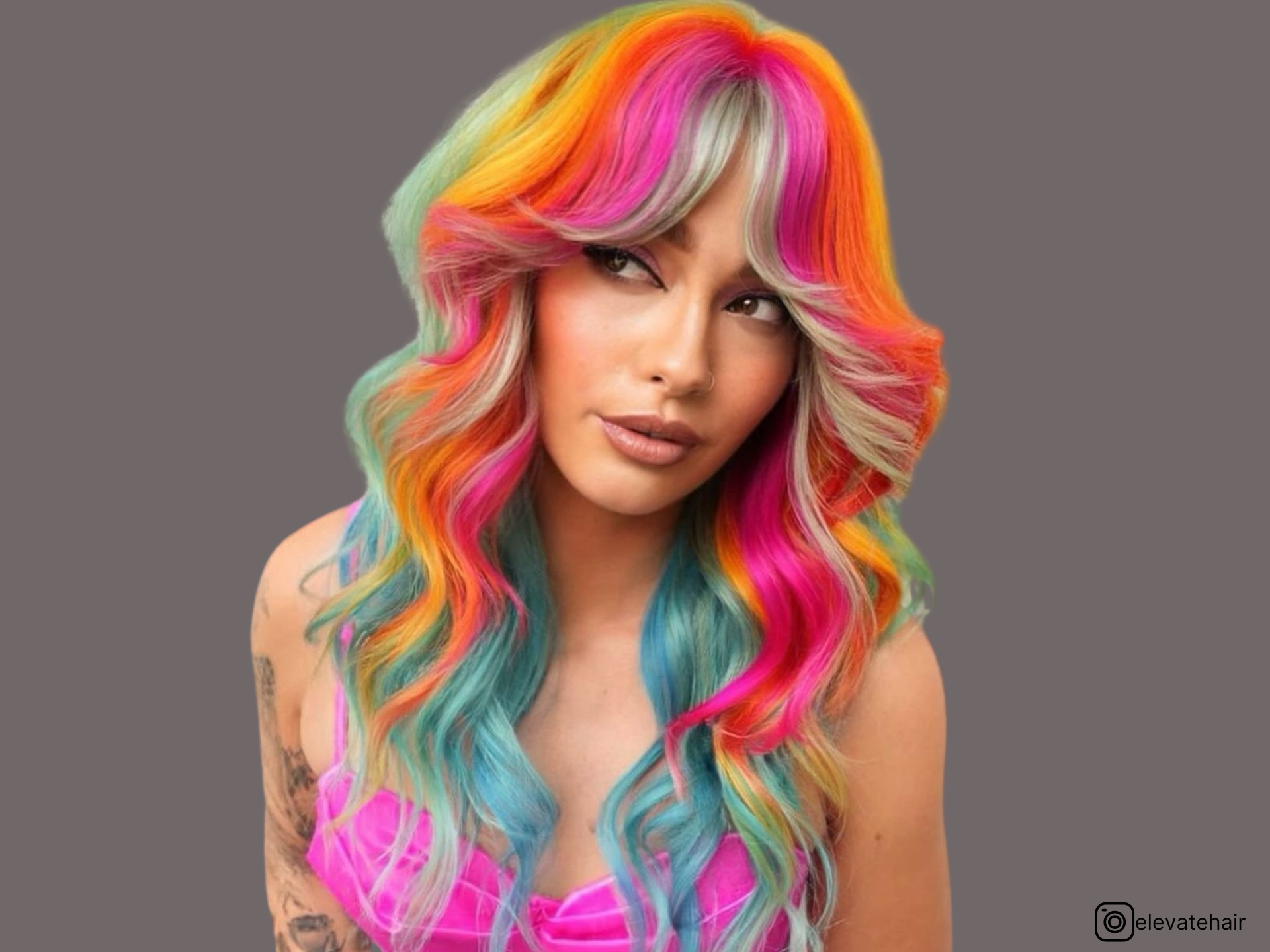 Nunca ficará lívida com estas cores vivas de cabelo de outono