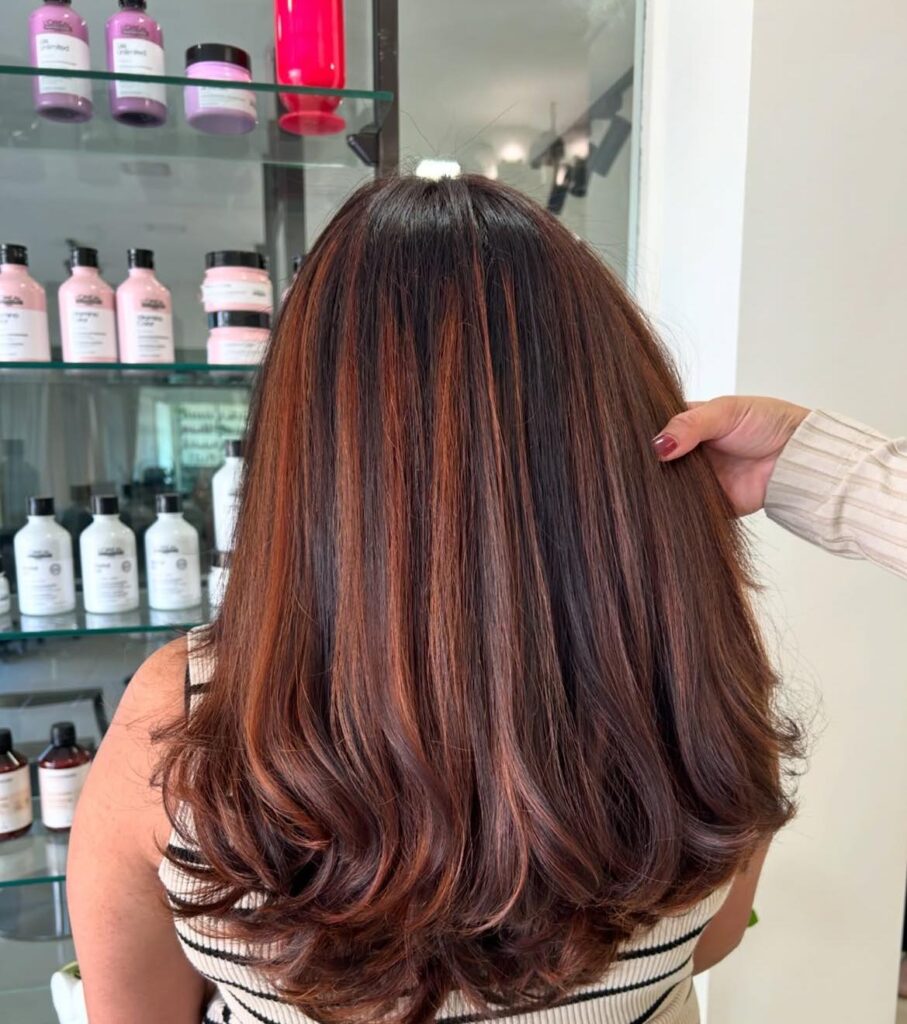 Cinnamon Mocha Hair Color