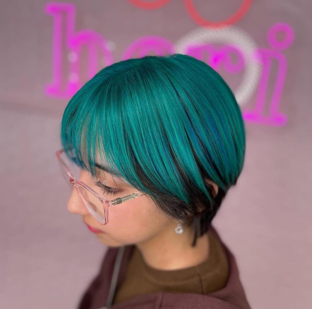 Aquamarine Umbrella Hair