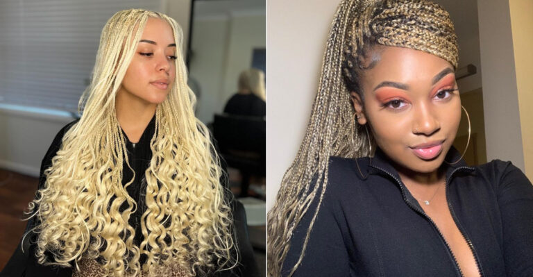 Blonde And Stylish? No Worries, These 25 Box Braids Have Got You Covered