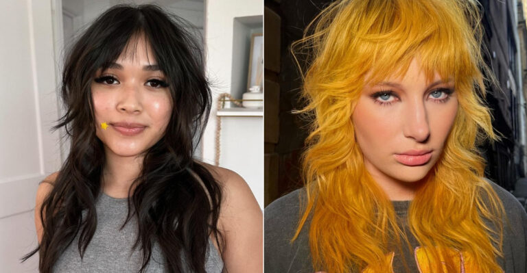 27 Ways To Wear A Bold And Beautiful Wolf Cut With Bangs