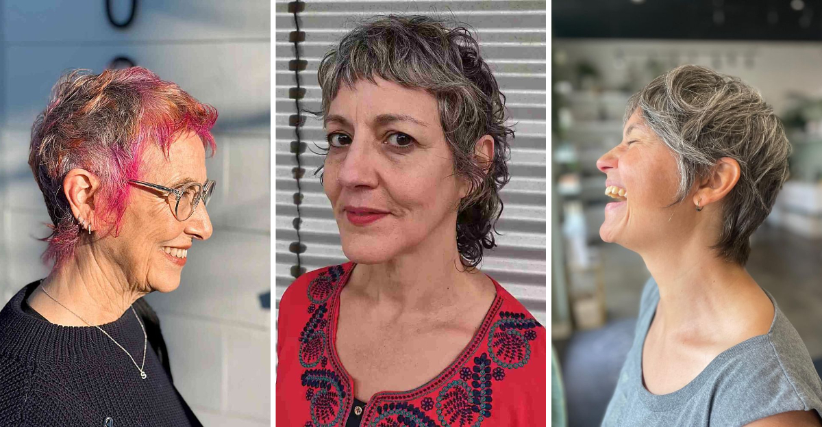 pixie shag for older women