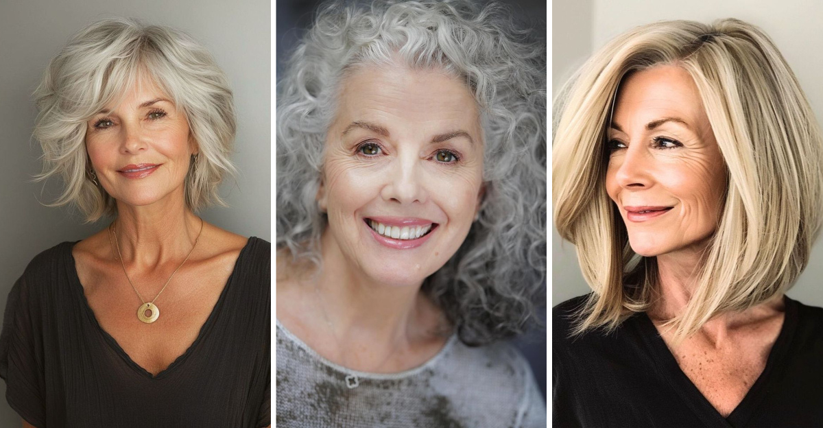 haircuts for women over 60 with thin hair