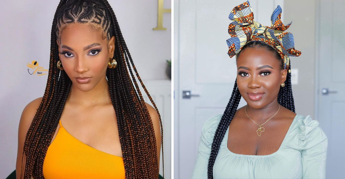 knotless box braids