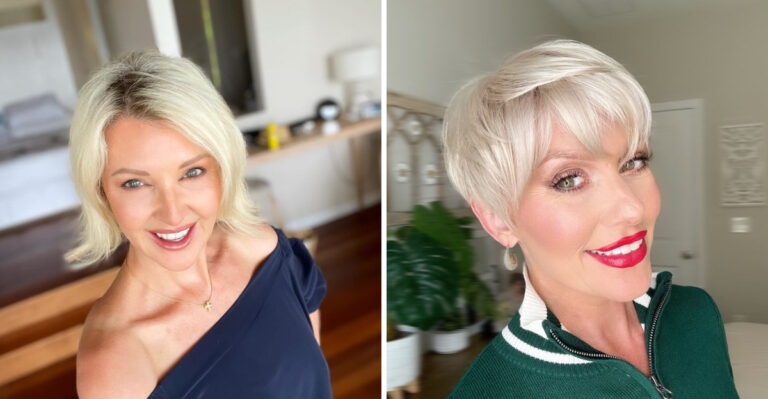 haircuts for women over 50 with round face