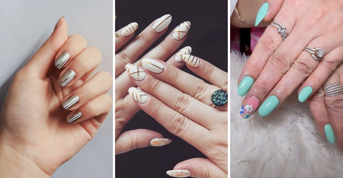 ideias de unhas minimalistas para unhas curtas