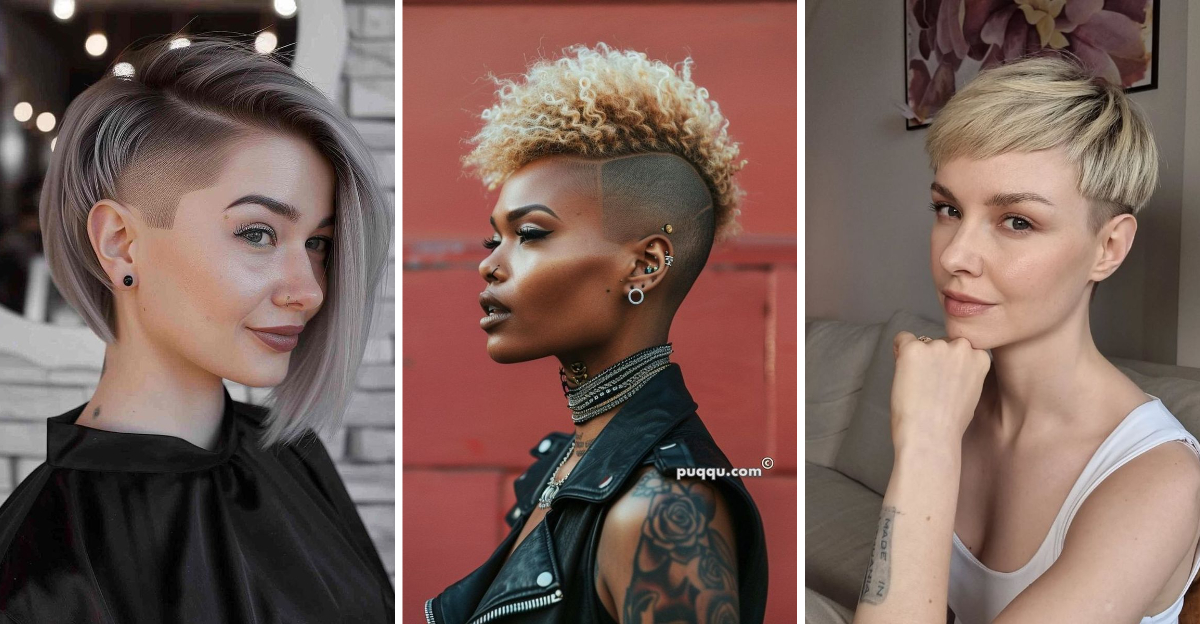 penteados undercut para mulheres