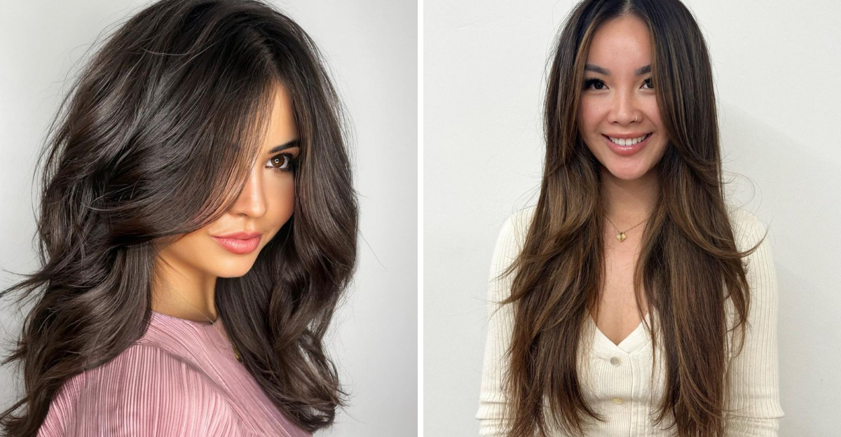 layered haircuts for straight hair