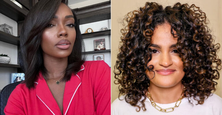 33 Cortes de cabelo de comprimento médio mais lisonjeiros para rostos redondos