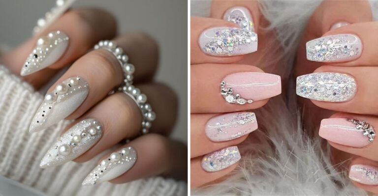 31 Silver Nail Designs For A Stunning Wedding Look