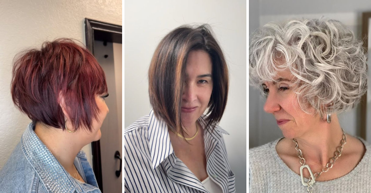 graduated bob for older women