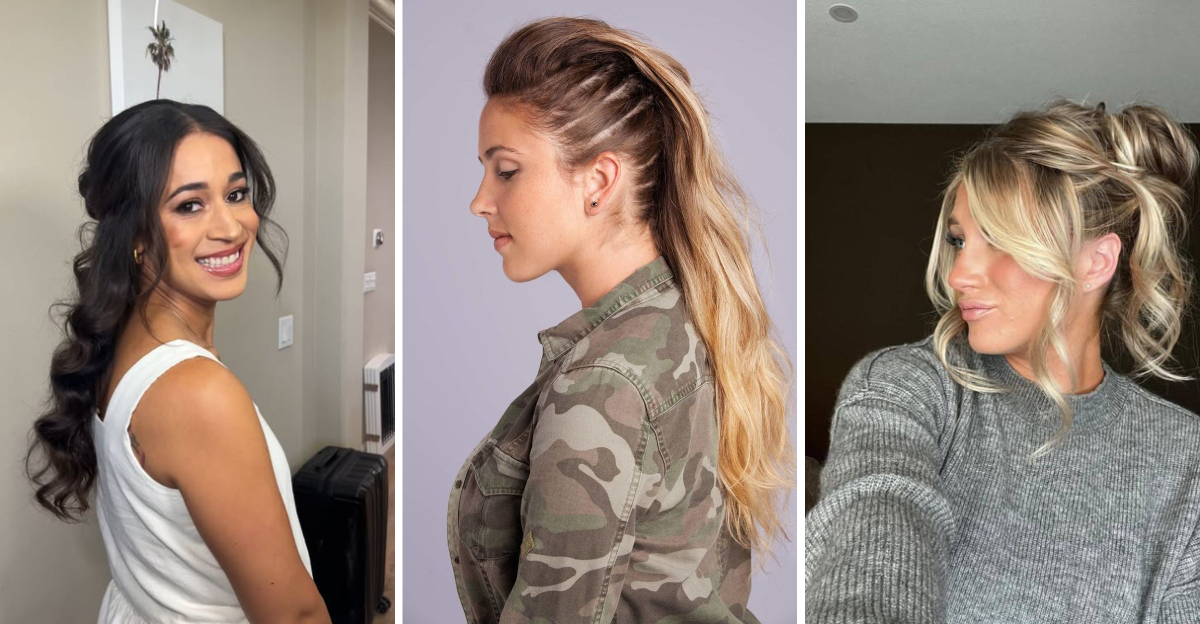 updos para cabelos compridos