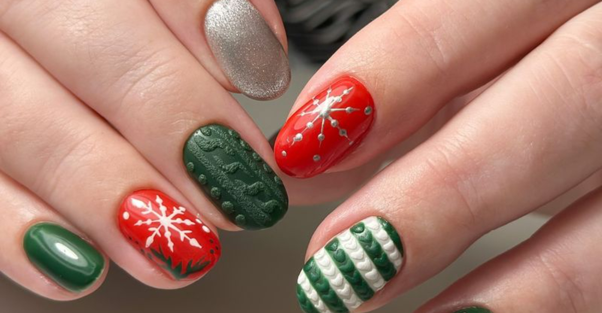 38 designs lindíssimos para unhas de inverno para tornar o seu visual mais acolhedor