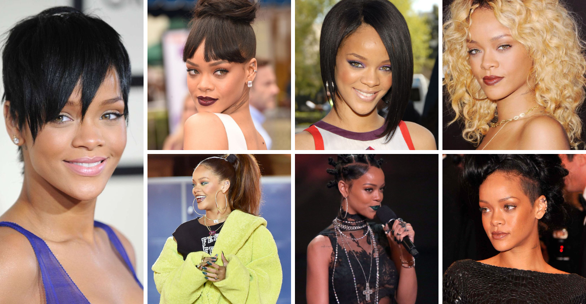 coiffures de rihanna