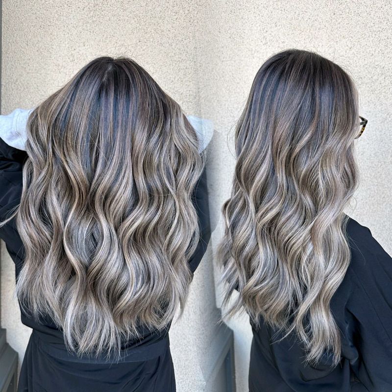 Ash Blonde Highlights